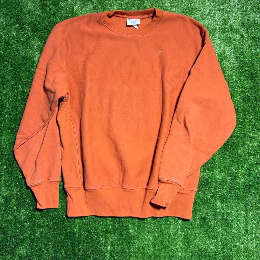 Champion Men's Orange Sweatshirt